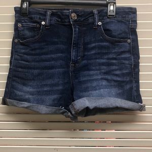 Hi-Rise Midi Shorts